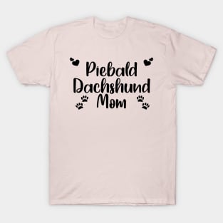 Piebald Dachshund Mom T-Shirt